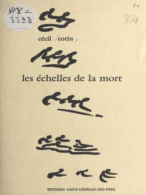 cover image of Les échelles de la mort